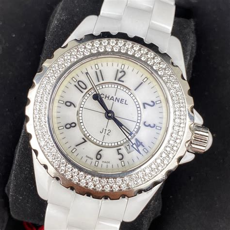 chanel j12 white ceramic wristwatch